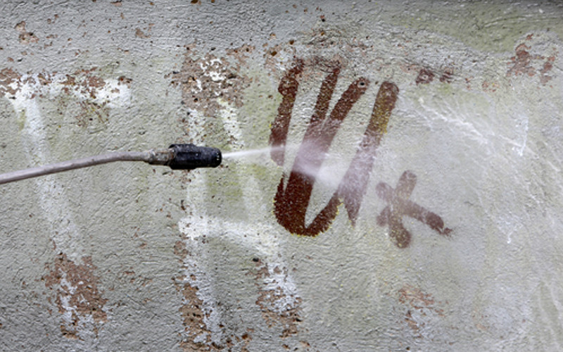Foto: Graffitientfernung